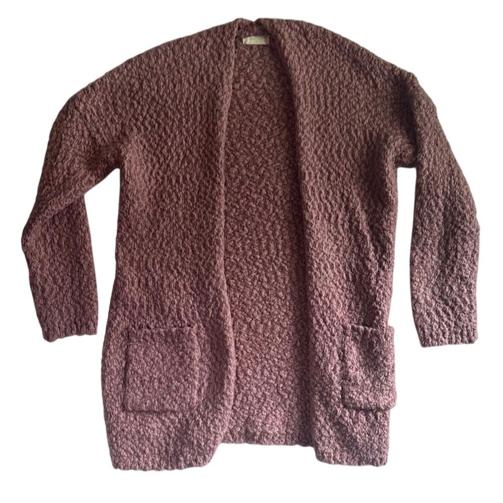 Altar'd State | Women's M, Pink Chunky‎ Cardigan, Fuzzy, Eyelash Knit